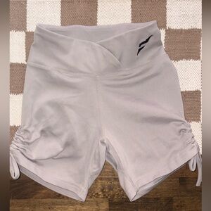 Flag Nor Fail Women's Athletic Shorts in Light Gray